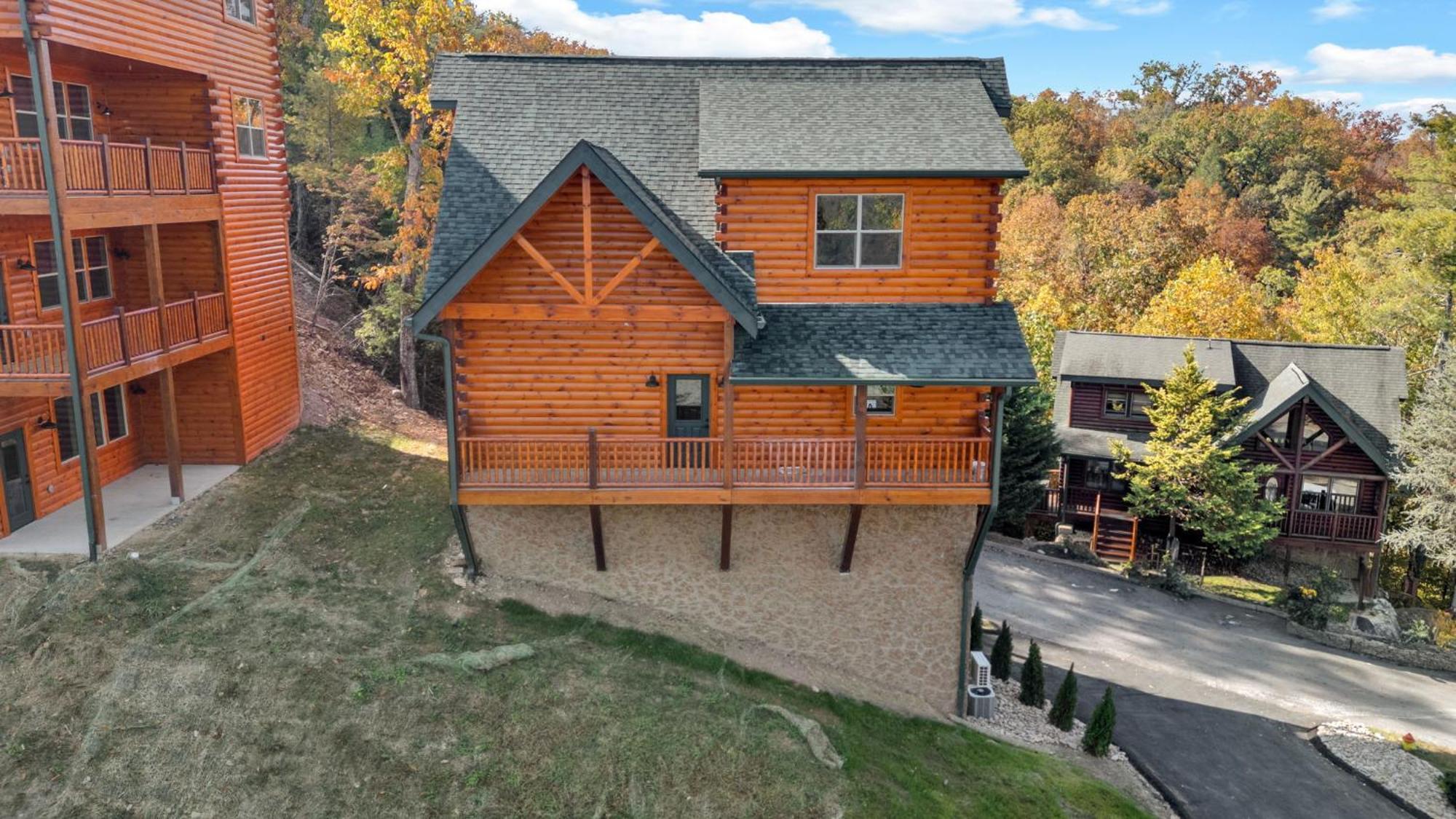 New Luxury Cabin With Indoor Pool, Hot Tub, & Theater Villa Pigeon Forge Luaran gambar