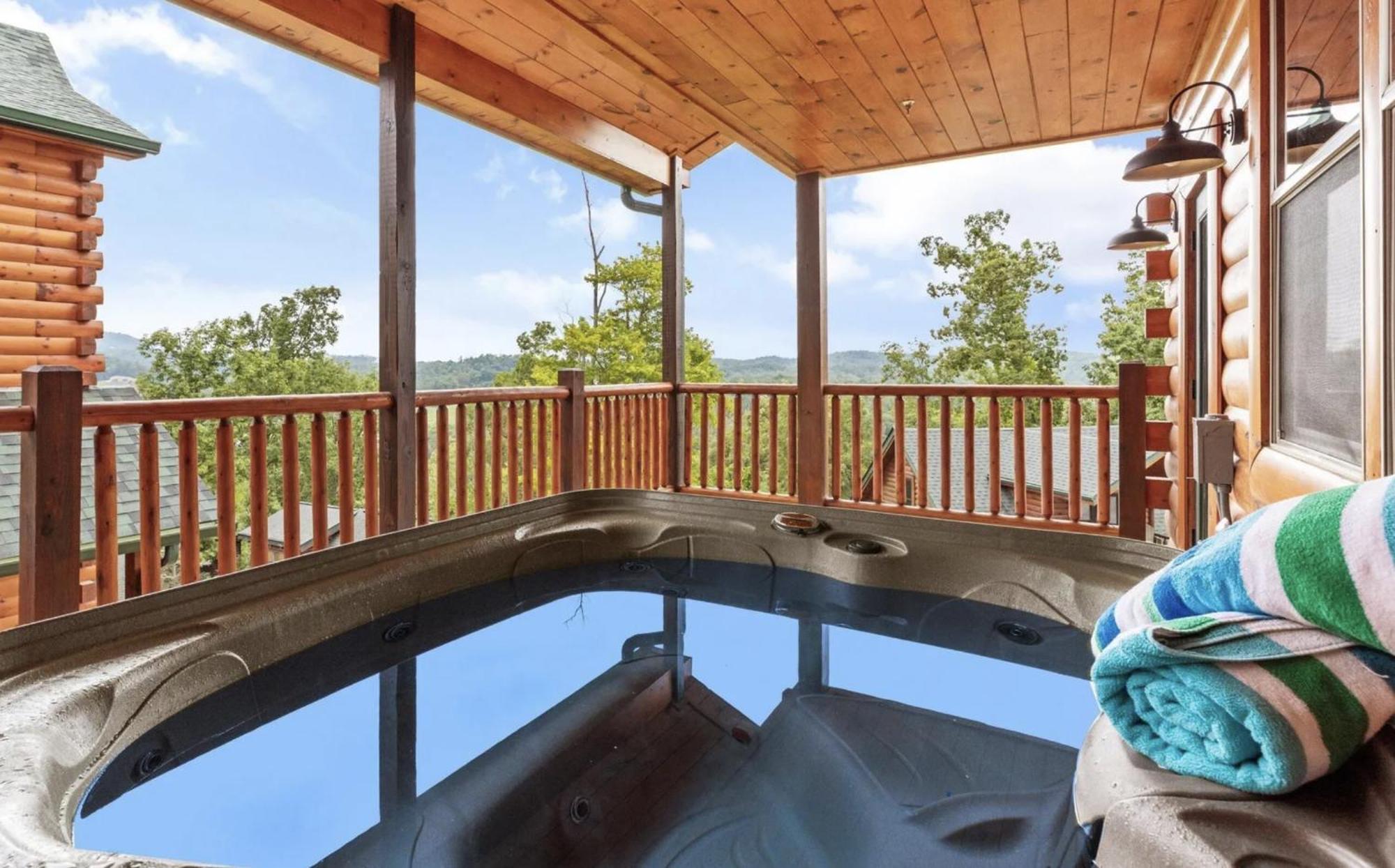 New Luxury Cabin With Indoor Pool, Hot Tub, & Theater Villa Pigeon Forge Luaran gambar